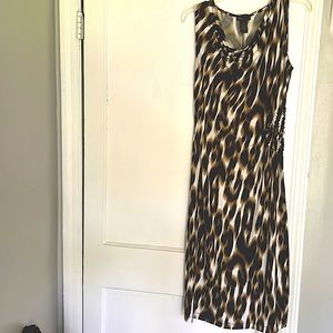 Animal print dress